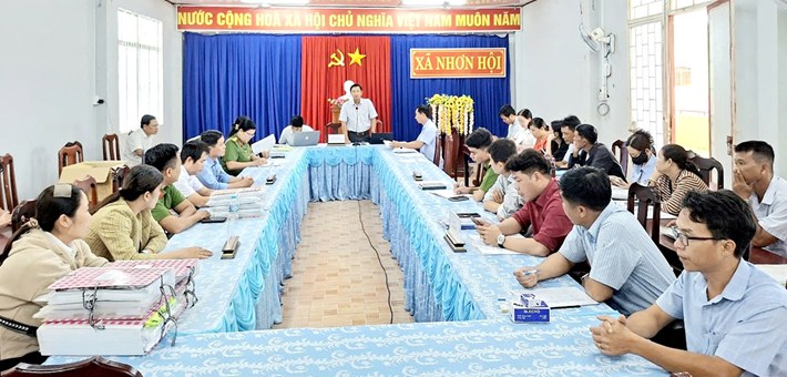 Sở Nội vụ tỉnh An Giang giám sát việc cập nhật thông tin người lao động tại 5 xã